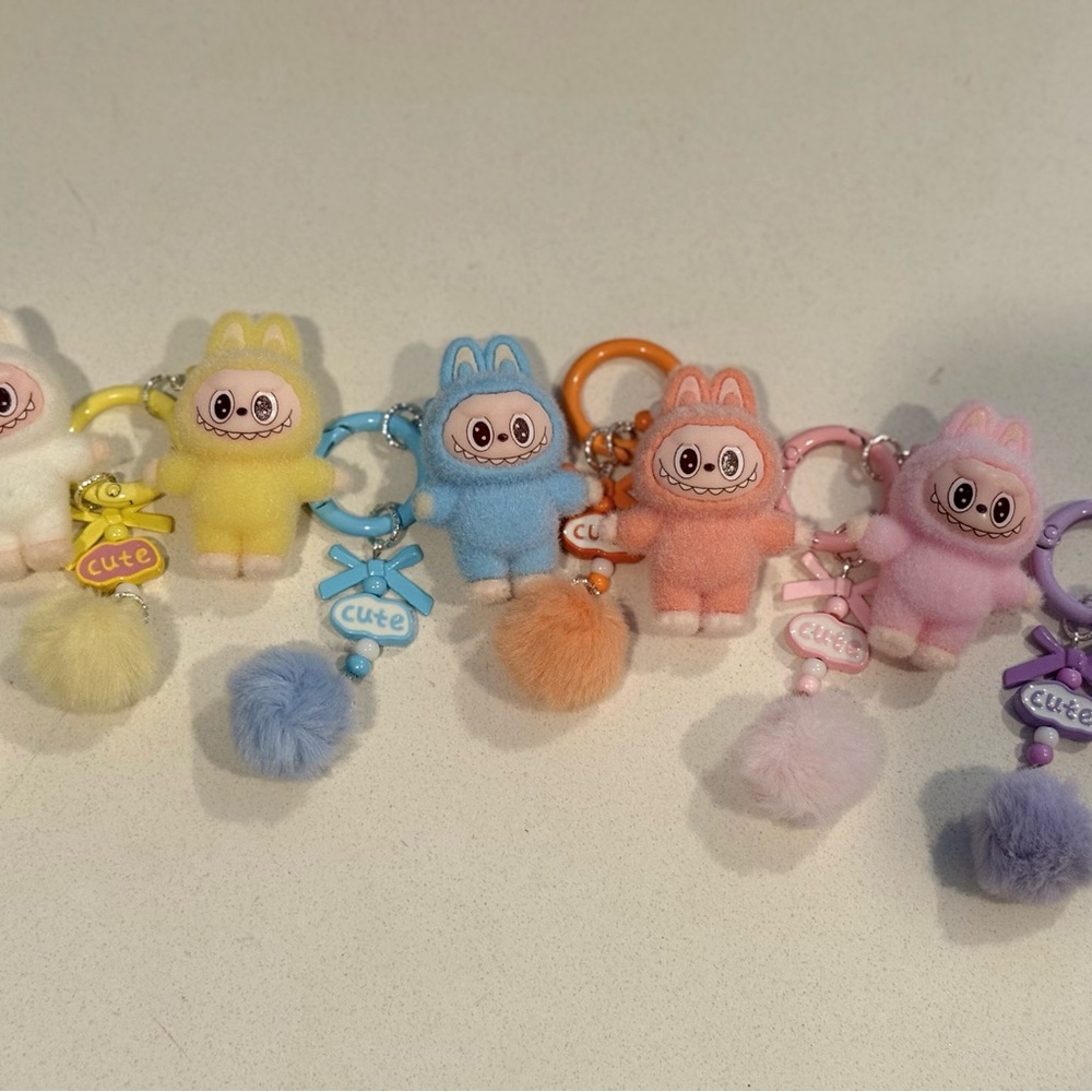 NTW Cute labubu Keychain bag charm